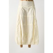 NID D'ABEILLE - Jupe longue beige en coton - Femme - Taille 42 - Modz