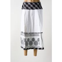 NID D'ABEILLE - Jupe longue blanc en coton - Femme - Taille 40 - Modz