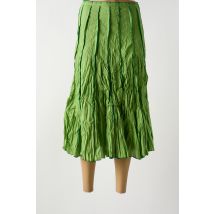 MALIA B - Jupe longue vert en coton - Femme - Taille 42 - Modz
