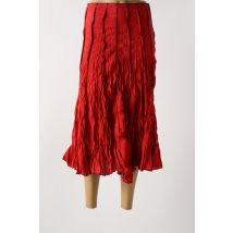 MALIA B - Jupe longue orange en coton - Femme - Taille 38 - Modz