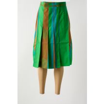 NID D'ABEILLE - Jupe mi-longue vert en coton - Femme - Taille 46 - Modz