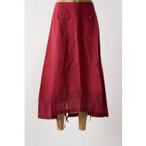 NID D'ABEILLE - Jupe longue rouge en coton - Femme - Taille 46 - Modz