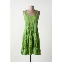 MALIA B - Robe courte vert en coton - Femme - Taille 38 - Modz