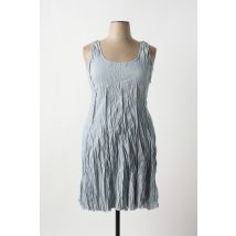 MALIA B - Robe courte gris en coton - Femme - Taille 46 - Modz
