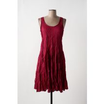 MALIA B - Robe mi-longue rouge en coton - Femme - Taille 38 - Modz