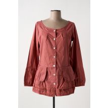 NID D'ABEILLE - Veste casual rose en coton - Femme - Taille 46 - Modz