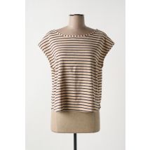 LES PIPLETT'S - T-shirt beige en coton - Femme - Taille 40 - Modz