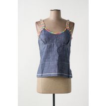 NID D'ABEILLE - Top bleu en coton - Femme - Taille 38 - Modz