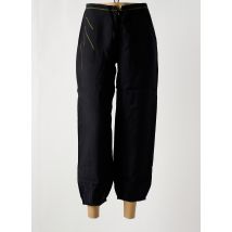 ZELTI - Pantalon large noir en viscose - Femme - Taille 38 - Modz