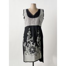 ZELTI - Robe mi-longue gris en viscose - Femme - Taille 48 - Modz