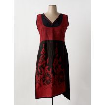 ZELTI - Robe mi-longue rouge en viscose - Femme - Taille 48 - Modz