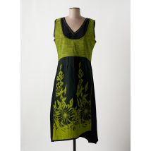 ZELTI - Robe mi-longue vert en viscose - Femme - Taille 48 - Modz