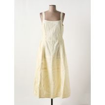 NID D'ABEILLE - Robe mi-longue beige en coton - Femme - Taille 48 - Modz