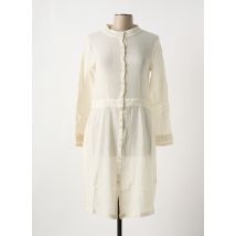 LES PIPLETT'S - Robe mi-longue beige en coton - Femme - Taille 42 - Modz