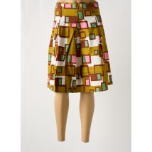 NID D'ABEILLE - Jupe mi-longue jaune en coton - Femme - Taille 38 - Modz