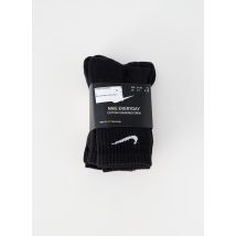 NIKE - Chaussettes noir en coton - Femme - Taille 37 - Modz
