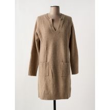 GERARD DAREL - Robe pull marron en laine - Femme - Taille 36 - Modz