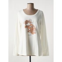 LIU JO - T-shirt beige en coton - Femme - Taille 42 - Modz