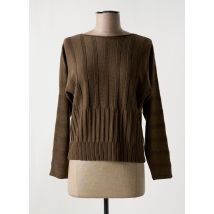 ESCORPION - Pull marron en acrylique - Femme - Taille 44 - Modz