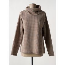 ESCORPION - Pull col roulé beige en polyester - Femme - Taille 40 - Modz