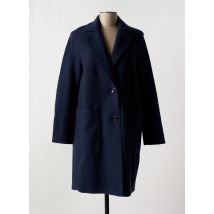 LUISA CERANO - Manteau long bleu en laine vierge - Femme - Taille 42 - Modz