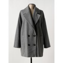 MARELLA - Manteau long gris en laine - Femme - Taille 44 - Modz
