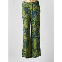 LUISA CERANO - Pantalon droit vert en viscose - Femme - Taille 42 - Modz