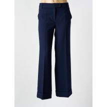 EMME M - Pantalon droit bleu en polyester - Femme - Taille 40 - Modz