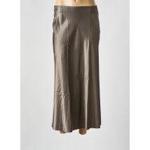 LUISA CERANO - Jupe longue marron en viscose - Femme - Taille 36 - Modz