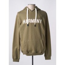 HERO SEVEN - Sweat-shirt à capuche vert en coton - Homme - Taille XXL - Modz
