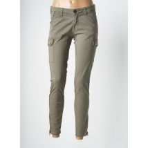 LE TEMPS DES CERISES - Pantalon cargo vert en coton - Femme - Taille W27 - Modz
