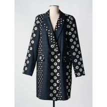 HIPPOCAMPE - Manteau long noir en polyester - Femme - Taille 38 - Modz