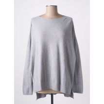 PAKO LITTO - Pull gris en viscose - Femme - Taille 40 - Modz