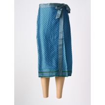 LA PETITE ETOILE - Jupe mi-longue bleu en viscose - Femme - Taille 36 - Modz