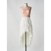 NINA LOO - Robe mi-longue blanc en polyester - Femme - Taille 34 - Modz