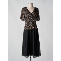 MY LITTLE PRINCESS - Robe mi-longue noir en polyester - Femme - Taille 40 - Modz