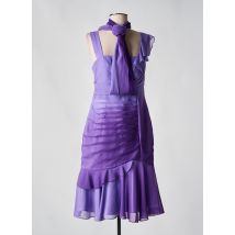 CREATIF PARIS - Robe mi-longue violet en polyester - Femme - Taille 38 - Modz
