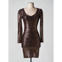 MY LITTLE PRINCESS - Robe courte marron en polyester - Femme - Taille 38 - Modz
