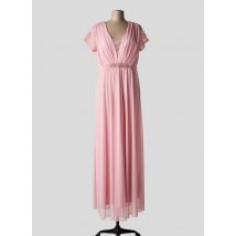 NINA LOO - Robe longue rose en polyester - Femme - Taille 42 - Modz