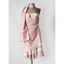 CREATIF PARIS - Robe courte rose en nylon - Femme - Taille 40 - Modz