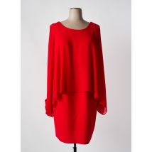 TESSY - Robe mi-longue rouge en polyester - Femme - Taille 48 - Modz