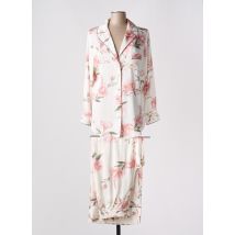 MARJOLAINE - Pyjama rose en soie - Femme - Taille 44 - Modz