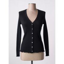 OSCALITO - Gilet manches longues noir en laine - Femme - Taille 38 - Modz