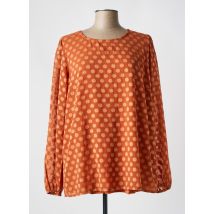 ZHENZI - Blouse orange en polyester - Femme - Taille 42 - Modz