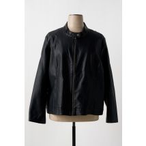 ONLY CARMAKOMA - Veste simili cuir noir en viscose - Femme - Taille 56 - Modz