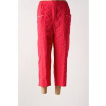 GRIFFON - Pantacourt rose en coton - Femme - Taille 52 - Modz