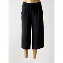COULEURS DU TEMPS - Pantacourt noir en viscose - Femme - Taille 40 - Modz
