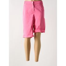 IMPULSION - Bermuda rose en coton - Femme - Taille 50 - Modz