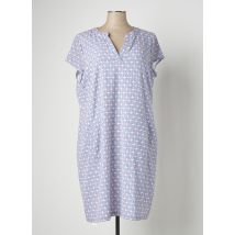 SIGNE NATURE - Robe mi-longue bleu en polyester - Femme - Taille 44 - Modz