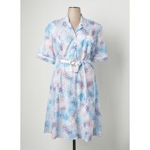 JSW PARIS - Robe mi-longue bleu en polyester - Femme - Taille 56 - Modz